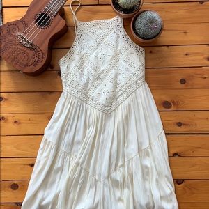 American Eagle Cream Dress